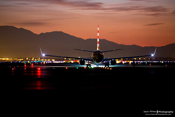 Ontario Airport Sunrise, California,