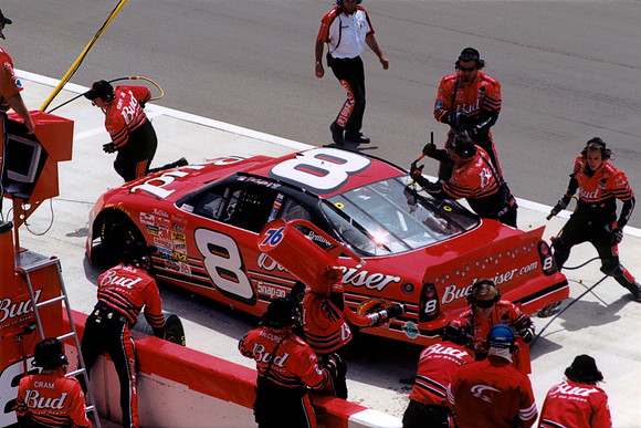 Dale Jr. Pit Action